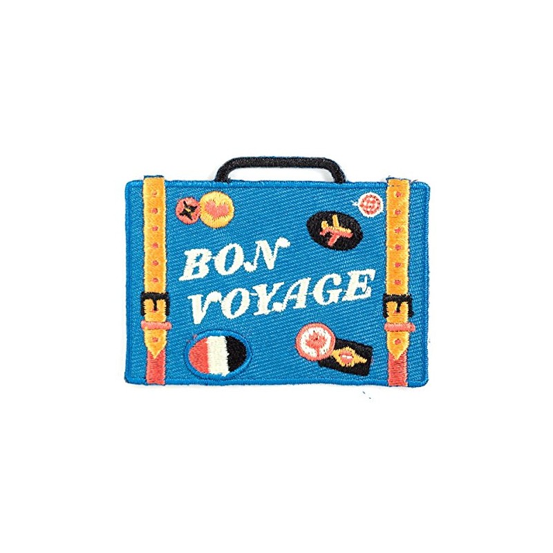 These Are Things Bon Voyage Embroidered Iron On or Sew
