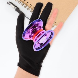 8pcs Finger Gloves 3-Finger Billiard Gloves, Comfortable Elastic for Beginners and Professionals, Assorted Colors for Men and Women