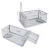 Iron Rat Mouse Trap Cage Single Door Live Animal Trap