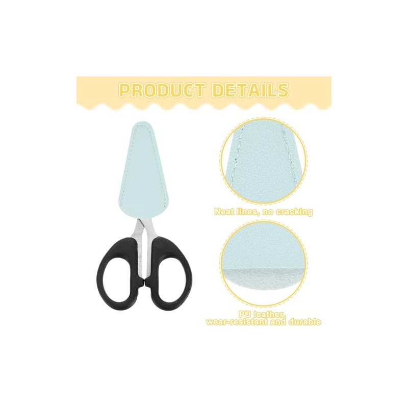 sourcing map 3Pcs Scissors Sheath, 2.9" x 1.5" Scissors Cover