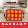 Datunsu Silicone Muffin Pan, Metal Reinforced Frame Regular Size 2.8