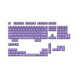 Ranked Blank Premium Keycap Set | 1.4 mm Thick PBT | Cherry Profile for Mechanical Keyboard (Lavender, 139 Keys)