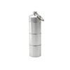 Aluminum Pill Box, Portable 3 Layers Pill Cases Waterproof Pill