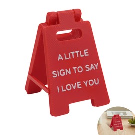 Romantic “I Love You” Mini Sign Gift,1Pack Boyfriend Gift Cute Birthday Gifts for him Mini Sign Decoration Birthday, Christmas, Wedding Gift for Girlfriend, Wife, Fiancee Pop-Up Design