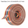 MECCANIXITY 1 Pcs 14 Pin Flat Rainbow Ribbon Cable 6.6