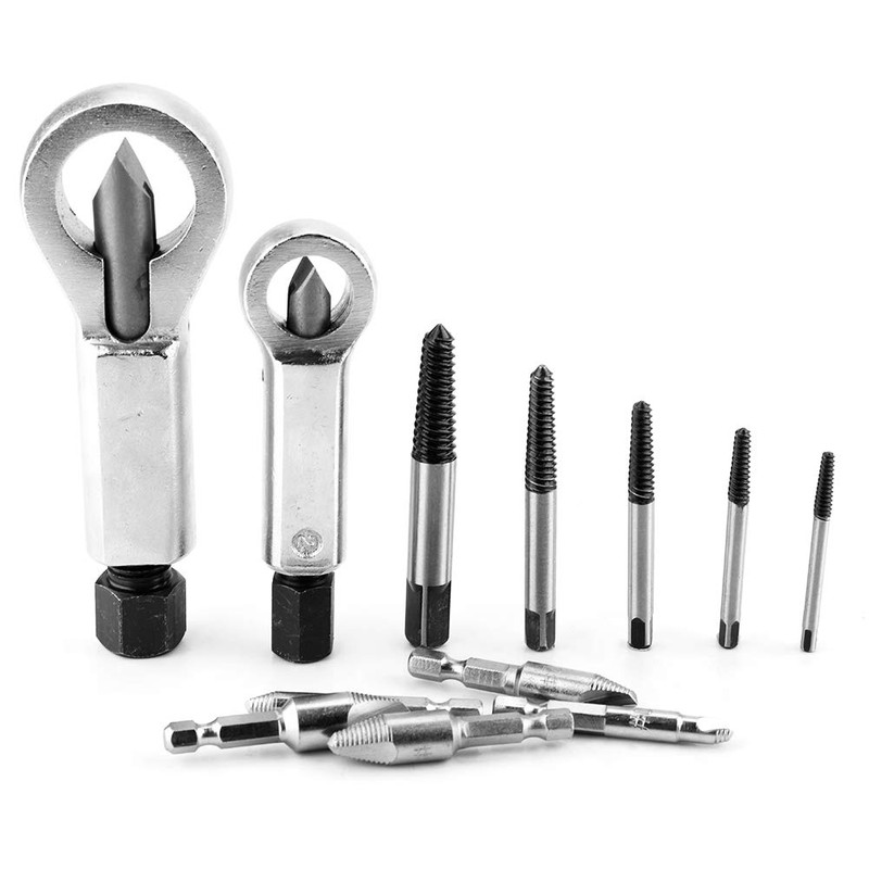 CYSFETENA 12 PCS Universal Nut Splitter Set, Metal Hss4241 Nut