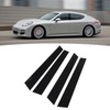 4pcs Window Pillar Post Trim Anti Scratch Glossy Black B