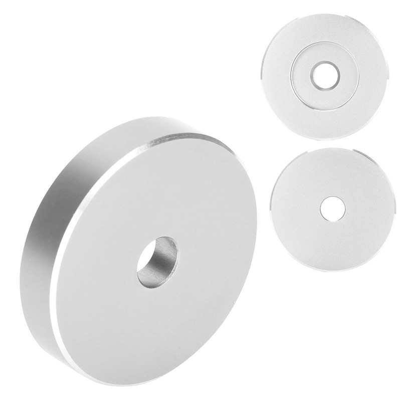 Aluminum 45 RPM Adapter,7 inch Record Adapter 45 RPM Record