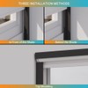 Blindify Light Blockers Blackout Side Tracks, PVC Blackout Side Strips