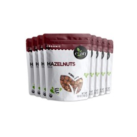 Elan Organic Raw Filbert Hazelnuts 8 Pack, 46.4 Oz, Non-GMO, Vegan, Gluten-Free