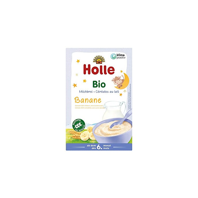 Holle Organic Milk Porridge Banana (2 x 250 g)