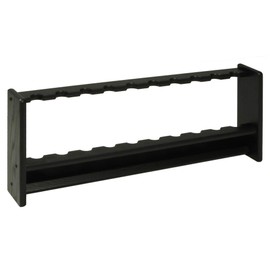 Wooden Mallet, 10, Black Fishing Rod Rack