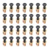 Rrina 28 Sets 1/4-20 x 25/32" Furniture Screw Nut Threaded