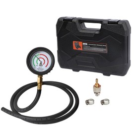 CMTOOL Exhaust Back Pressure Tester Kit with Carrying Case, Automotive Exhaust Back Pressure Gauge Set with 6-Foot Hose, Professional Car Diagnostic Test Tool with Adapter & 2 Hose Clamps