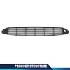 PIT66 Front Black Upper Defrost Grill Grille Vent Compatible with