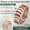 Vicmag Copper Magnetic Bracelet for Men, 3X Strength Magnets, Pure