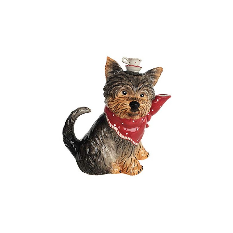 Blue Sky Clayworks Ruby Yorkshire Terrier Puppy Dog Figural Ceramic