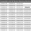 HPUY WH02X24399 Washer Lid Lock Strike and WH01X24381 Washer Lid