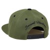 Bexxwell Snapback Cap Green with 3D Embroidery in Black (Perfect
