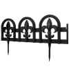 Evelyne 27 PC BLACK LANDSCAPING FENCE LINER GARDEN BORDER EDGING