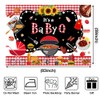 BBQ Baby Shower Backdrop 7x5ft It’s A BabyQ Party Background