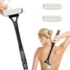 Lotion Applicator Black, Long Handle Lotion Applicator for Back, Folding