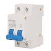 2P Mini DC Circuit Breaker 4kA Icu 6kV Uimp Fast