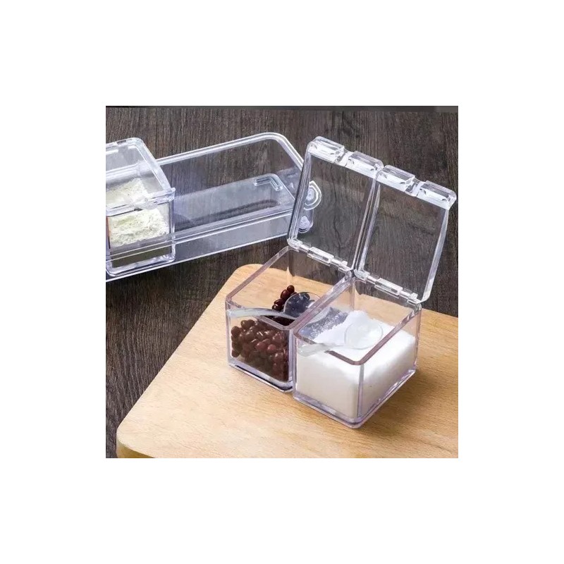 Círculo Especiero Organizador Con 4 Recipientes Multiuso Para Cocina