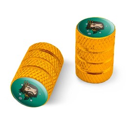 Aquaman Movie Chibi Aquaman Motorcycle Bicycle Bike Tire Rim Wheel Aluminum Valve Stem Caps