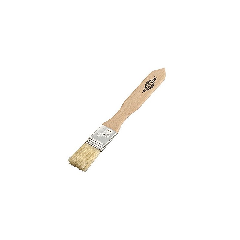 ALPFA Pastry Brush 1cm Made from Wood, Beige, 15 x
