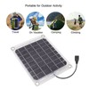 Solar Panel 10W USB Output Transparent Design Double Sided Power