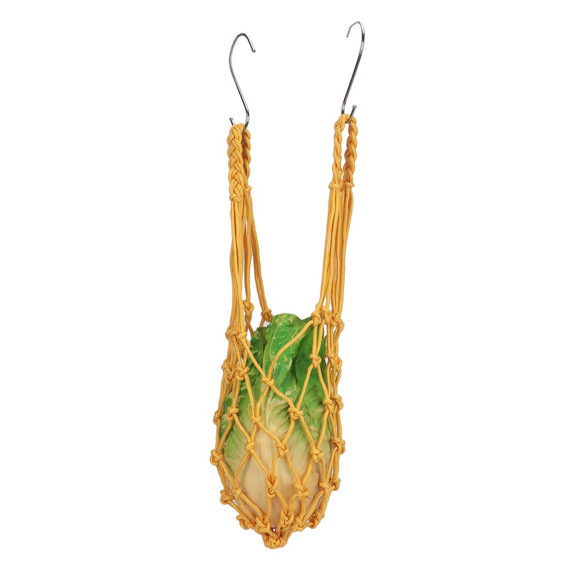 Hanging Feeding Net Bag Poultry Fruit Holder Chicken Cabbage Feeder