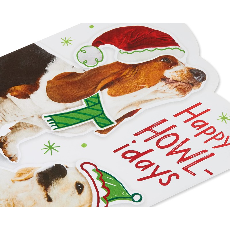 American Greetings Dog Christmas Card (Happy Howl-idays!)