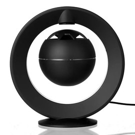 Magnetic Levitation Wireless Speaker, Suspended Floating Speakers with LED for Home Office Decor Cool Tech Gadgets,Creative Birthday Gifts