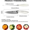 MAD SHARK 5 Inch Ultra Sharp Fruit Knife, Damascus Steel,