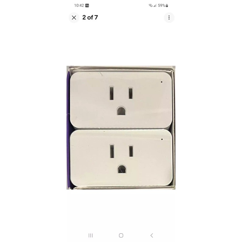 ROKU Model PS1000X Indoor Smart Plug SE 2 Pack