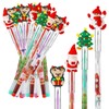 BBTO Christmas Pencils for Kids Gifts Multi Point Stackable Push