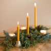Bluecorn Beeswax Taper Candles, 100% Pure Natural Bees Wax, Pair