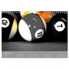 Leisure Billiard Cue Balls, Chalk and Table (Wall Calendar 2026