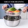 ASelected Stainless Steel Colander 22CM,Micro-Perforated Metal Colander With Handle,Heavy Duty&Healthy