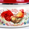 Enamel Stock Pot Rooster Enamel Cooking Pot Enameled Pot with