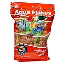 BIOMAA Aqua Flakes 1.10 LB / 500 g, Paquete con Tres Piezas