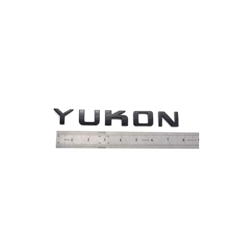 Aimoll 1x Yukon Nameplate Emblem Letter Badge 3D Replacement for