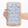 evelay Lucky Bingo Board With Clasp Clip Left Hand Clip