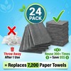 Thickened Magic Microfiber Cleaning Cloth 10-Pack Extra-Size 11.8x15.8 in