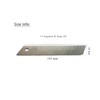 Box Cutter 18mm Snap Off Replacement Sharp Blades 10 Pcs
