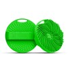 Swirl Scrubber: Antimicrobial Silicone Body Scrubber - Green - Shower
