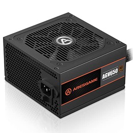 ARESGAME Power Supply 650W 80 Plus Bronze Certified ATX PSU - AGV650