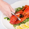12 Pcs Crab Crackers and Tools, Lobster Nut Crackers for