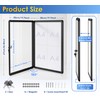 SWANCROWN Enclosed Notice Board Magnetic Bulletin Boards for Office with